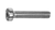 Titanium screw Socket Cap Parallel - Din 7984 Head Down - TA6V (Grade 5) - Diameter M3+M5+M8