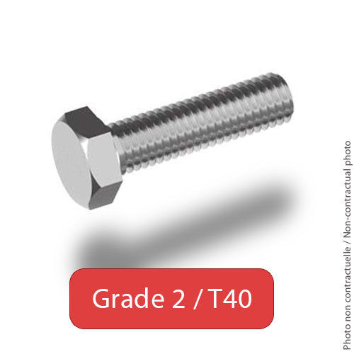 A2 Stainless Steel Part Threaded Hex Head Bolts Hexagon Screws DIN 931 M10 x 200-2 Pack