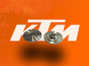 4 TITANIUM VALVES SPRING RETAINER FOR KTM 450EXC - 2012